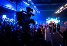 Beloved TV Star Dead at 66 fashion show, runway, event production, camera operator, videographer, stage lighting, audience, models