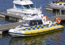 Woman Decapitated in Boat Accident police boat, harbor patrol, marine police, water police, patrol vessel, dock, marina, law enforcement