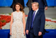 Trump Left Melania Walking in the Rain