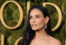 Demi Moore Surprises Fans With Dating Confession Demi Moore, actress, movie star, red carpet, premiere, Hollywood, entertainment event