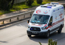 12 Dead in Horrific Bus-Truck Collision ambulance, emergency vehicle, 112, Turkish ambulance, emergency response, highway, emergency services, medical transport