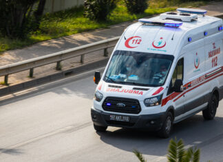 12 Dead in Horrific Bus-Truck Collision ambulance, emergency vehicle, 112, Turkish ambulance, emergency response, highway, emergency services, medical transport