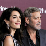 George Clooney Barely Standing After Wife’s Birthday Surprise Prank George Clooney, Amal Clooney, actor, human rights lawyer, premiere, red carpet event, celebrity couple