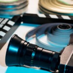 Renowned TV Actor Dies at 84 film reel, movie camera, clapperboard, filmmaking, cinema equipment, film canister, production gear, vintage camera