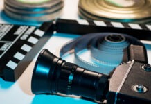 Renowned TV Actor Dies at 84 film reel, movie camera, clapperboard, filmmaking, cinema equipment, film canister, production gear, vintage camera