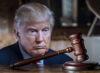 Trump Makes Jaw-Dropping Statement About His Past Donald Trump, courtroom, gavel, legal proceedings, trial, judge, lawsuit, legal case