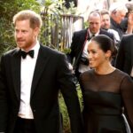 Prince Harry Could Return to UK, But With One Catch Prince Harry, Meghan Markle, Duke of Sussex, Duchess of Sussex, British royal family, formal event, tuxedo, evening gown