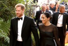 Prince Harry Could Return to UK, But With One Catch Prince Harry, Meghan Markle, Duke of Sussex, Duchess of Sussex, British royal family, formal event, tuxedo, evening gown
