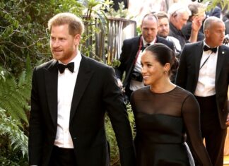 Prince Harry Could Return to UK, But With One Catch Prince Harry, Meghan Markle, Duke of Sussex, Duchess of Sussex, British royal family, formal event, tuxedo, evening gown