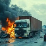 3 Dead, 4 Injured in Fiery Highway Collision