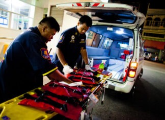 1 Student Dead, 7 Injured in Stabbing Attacks paramedics, ambulance, emergency medical services, EMS, stretcher, medical equipment, emergency responders, rescue workers