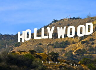 Hollywood Film Star Dead at 57 Hollywood sign, Los Angeles, California, landmark, entertainment industry, film industry, tourism