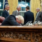 Trump Caught in Shocking Cabinet Room Snooze
