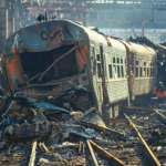 Crane Demolishes Train: 32 Dead