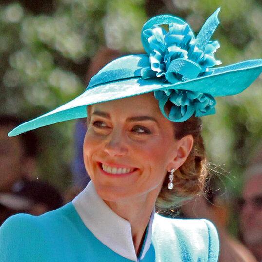 Princess Kate Blue Hat