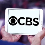 CBS News Star AXED After Trump Dispute CBS Logo on Tablet