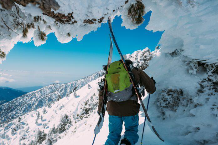 Mountain Climber Snowy Peak