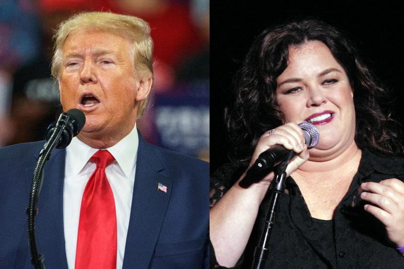 Donald Trump and Rosie O’Donnell