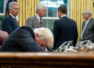 Trump Caught in Alarming Cabinet Room Incident trump-sleeping-featured