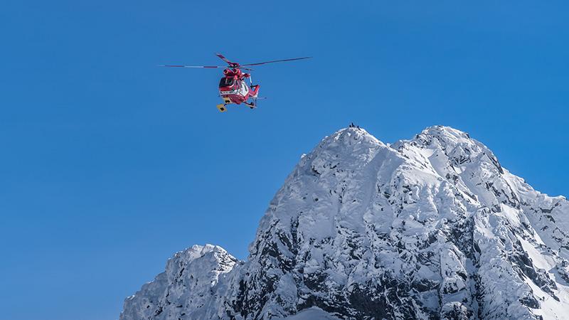 Mountain Rescue Helicopter Operation