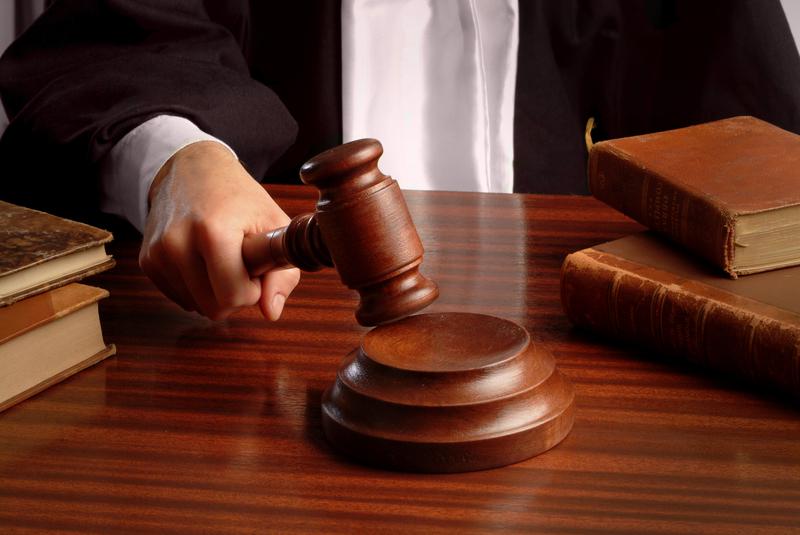 Judge with Gavel Courtroom
