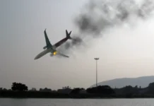12 Dead in Horror Plane Crash Plane Crash with Smoke