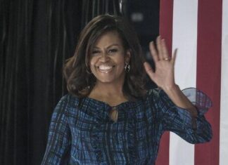 Michelle Obama Makes Unexpected Claim About Daughter Michelle Obama Waving