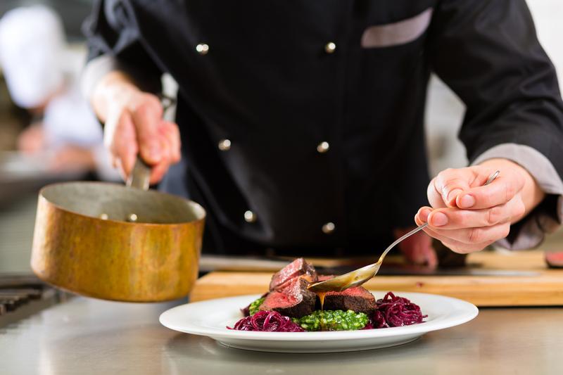 Chef Plating Fine Dining