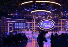 Steve Harvey and Family Feud Get Pushback From Fans family feud set midjourney