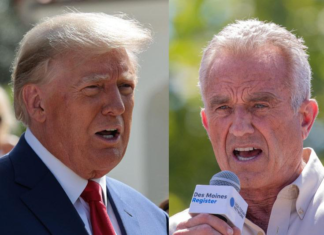 Trump Embarrasses RFK Jr. in Oval Office Donald Trump and Robert Kennedy Jr.