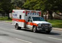 College Student Dies After Vehicle Plunges Off Cliff EMS Ambulance Emergency Response