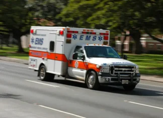 College Student Dies After Vehicle Plunges Off Cliff EMS Ambulance Emergency Response
