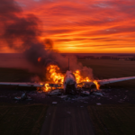 8 Dead in Fiery Plane Crash Plane Crash Fire Scene
