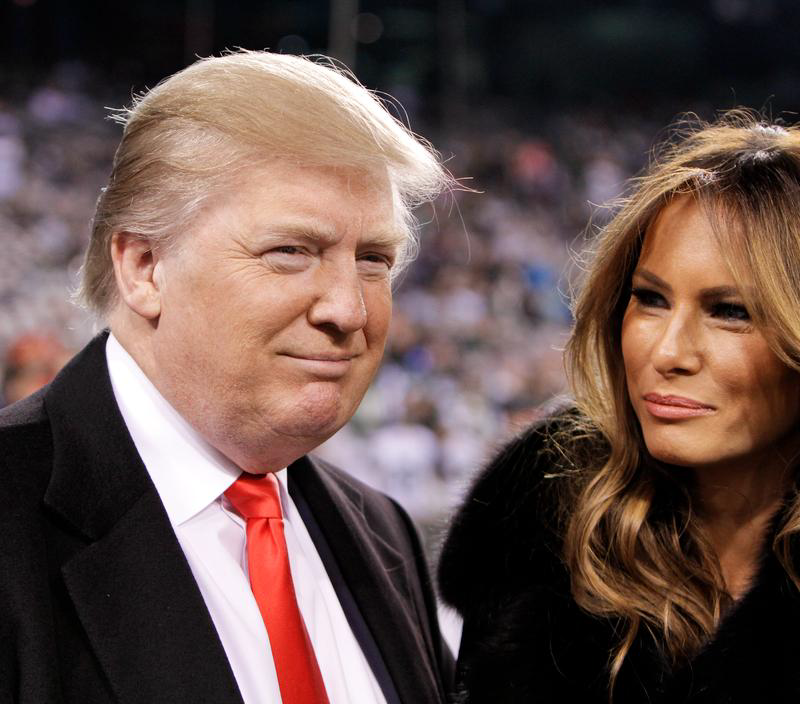 Donald Trump and Melania Trump