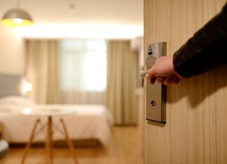 Couple Discovered Dead at Luxury Villa Hotel Room Door Entry
