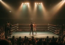 Pro Wrestling Star Dead at 48 After Collapsing Mid-Match wrestlers-landscape-midjourney