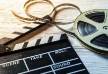 Popular Actor Dead at 82 Film Production Clapperboard and Reel